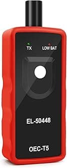 JDIAG EL-50448 TPMS Relearn Tool for Auto Tire Pressure Monitor System Sensor Activation TPMS Reset Tool OEC-T5 for Buick/Chevy/Cadillac Series Vehicles 2024 Edition