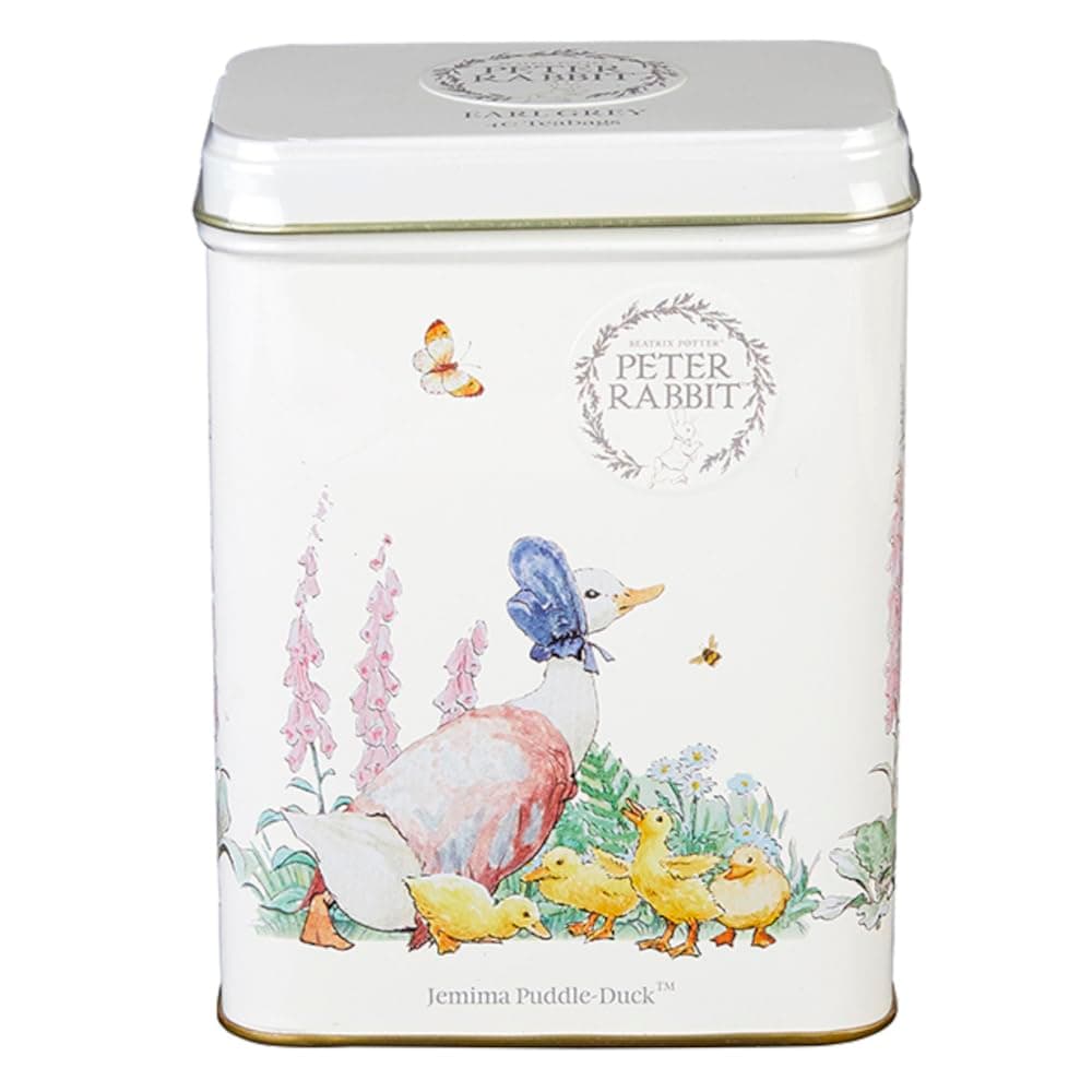 ベアトリクス・ポッター、あひるのジマイマ アールグレイのティーバッグ４０包入り紅茶缶