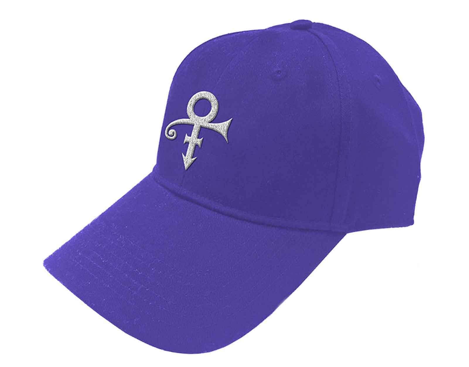 Men's White Symbol Baseball Cap Adjustable Purple