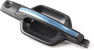 Outside Exterior Front Rear Door Handle Black with Chrome for Mitsubishi Pajero Montero MK3 2000-2006 (Front Right)