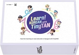 HYBE Learn Korean with TinyTAN - Korean Learning Book for Beginners/How to Learn Korean/colloquial Korean/Learn Korean for Beginners/BTS