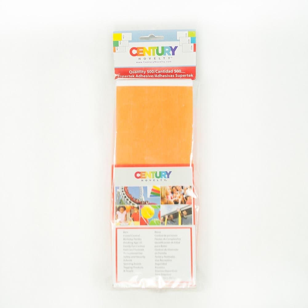 500 Orange Tyvek Security Wristbands
