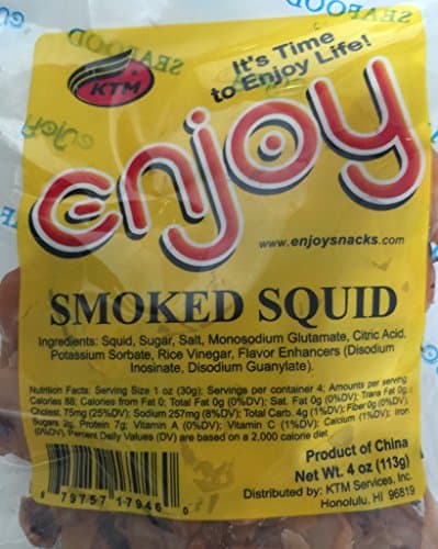 Enjoy Hawaii Smoked Squid 4 oz.