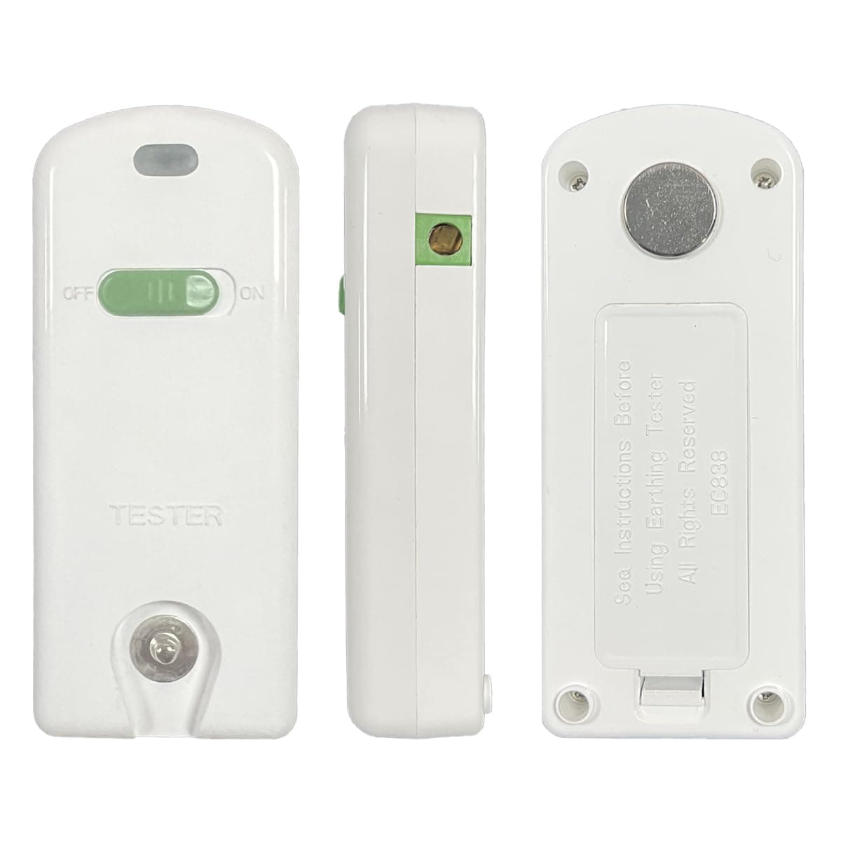 Multifunctional Grounding Tester Set - Continuity Tester Kit with 15 ft Cord, Tests Grounded Mats, Sheets, Blankets & More