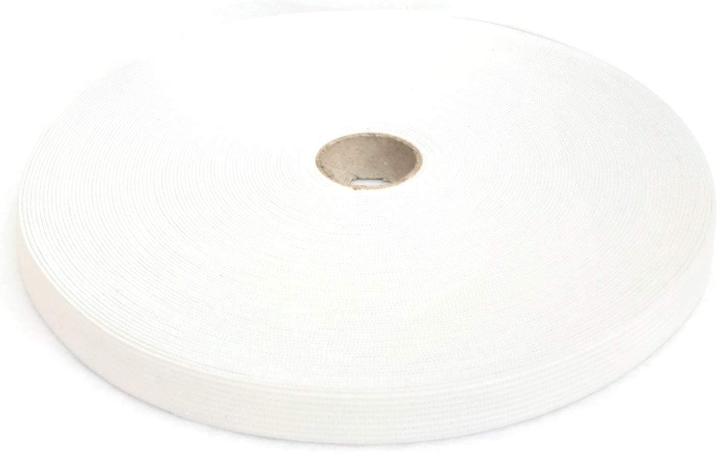 25 Meter Elastic Band 15 mm wide - White