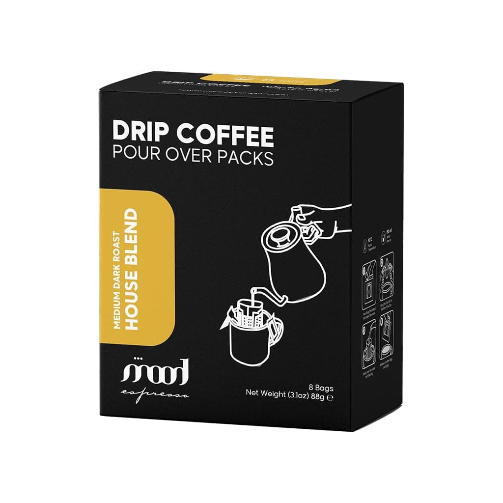 Medium Roast Drip Coffee, House Blend, 8 x 11g Sachets - Made in UAE