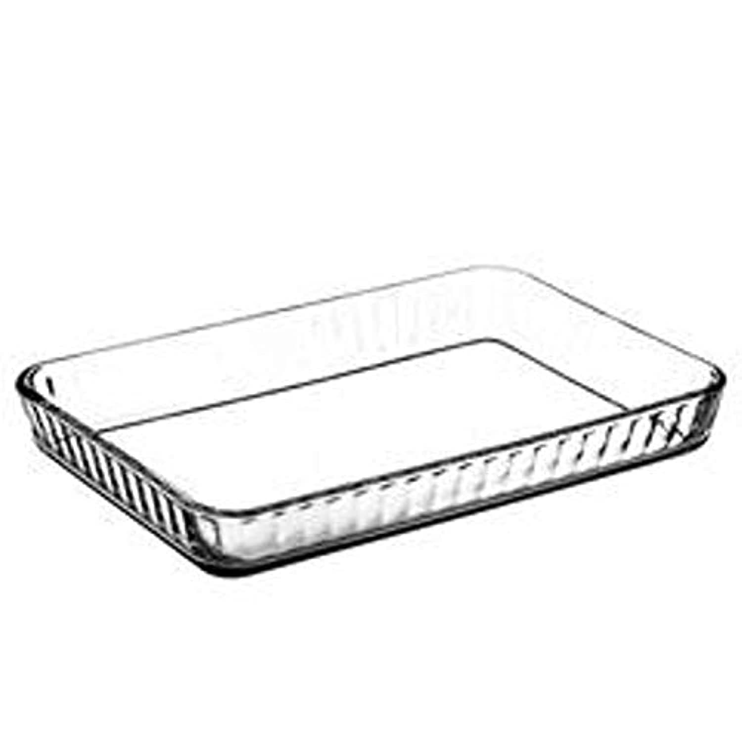 Borcam 59204 Rectangular Glass Dish Form and Mould 40 x 27 cm