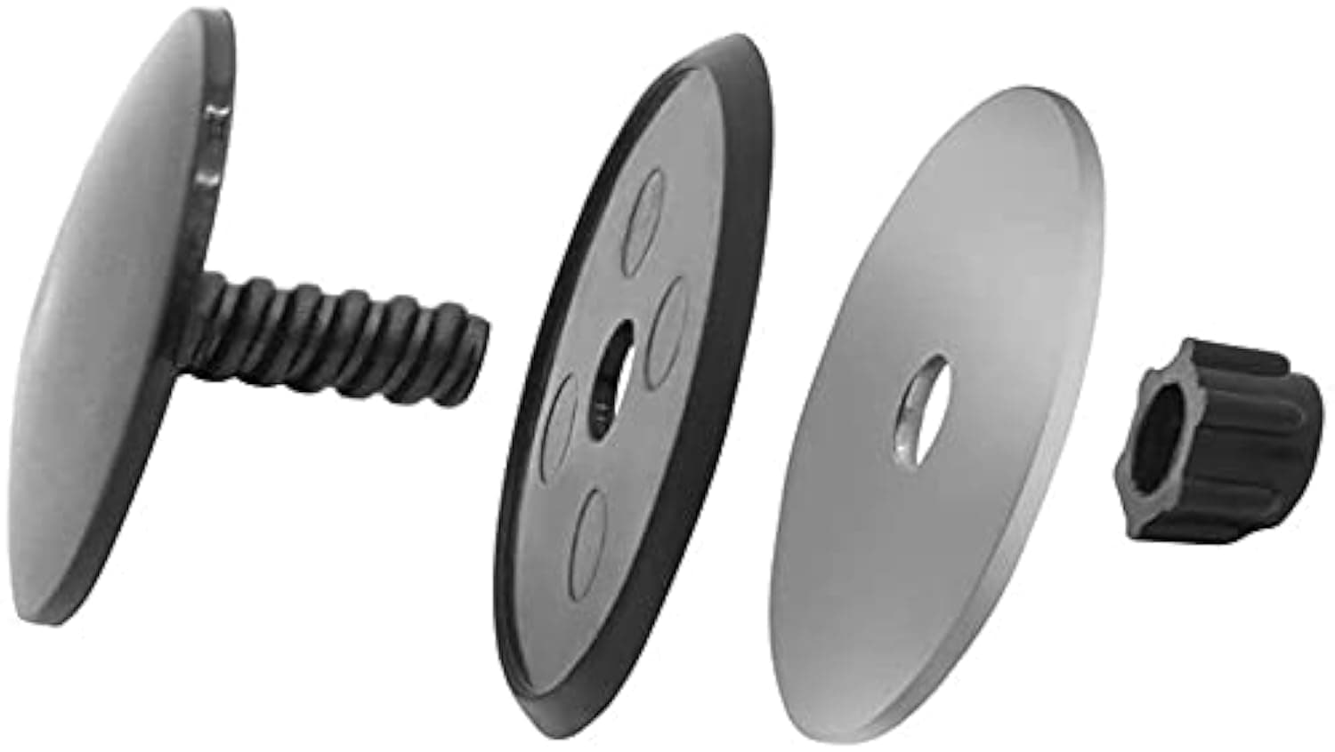 Auto-plazaRear Wiper Delete Kit Car Waterproof Block Off Plug Cap for Rear Tailgate Wiper Arm (46mm(1.81"))