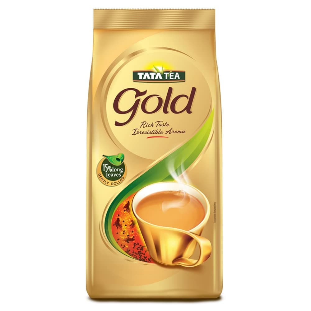 Tata Tea Gold, Black Tea, Pouch, 500g