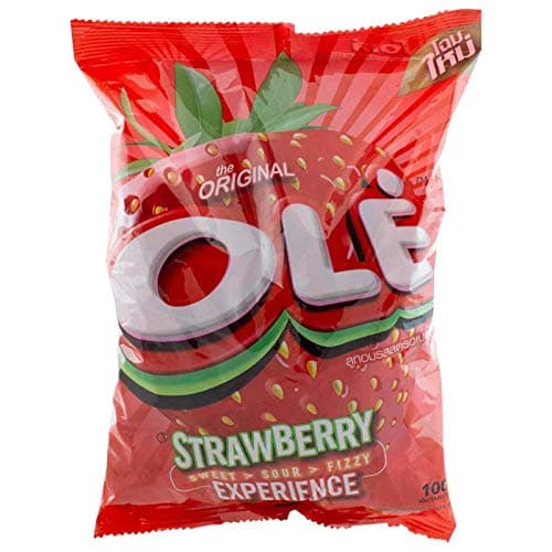 OLE CANDY (Original) STRAWBERRY 280 Grams (100 Tablets/Pack.)