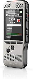 DPM6000 Digital Pocket Memo Voice Recorder with Push Button Operation