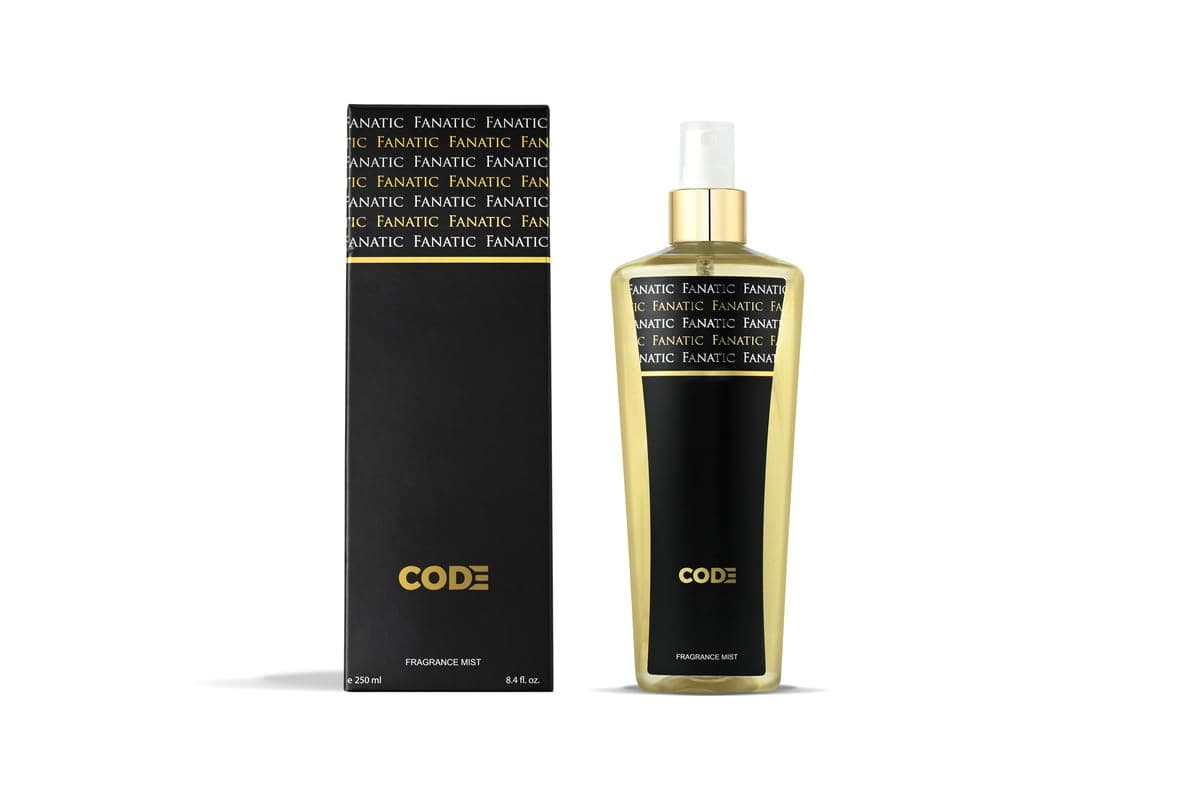 FANATICCODE Body Mist for Men 250ml with Long Lasting Woody Aromatic Uplifting Fragrance Body Mist for Men