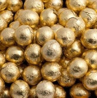 Chocolate Balls in gold foil wrap HALAL (1000g)