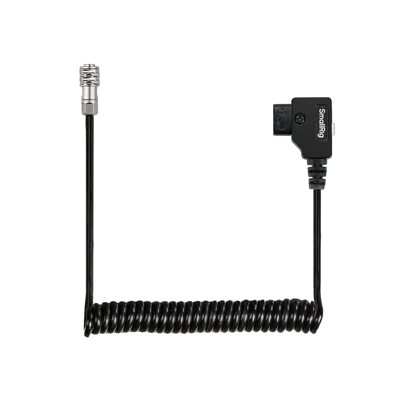 SMALLRIG D-TAP to BMPCC 4K/6K Coiled Power Cable Suitable for Blackmagic Pocket Cinema Camera 4K / 6K for V Mount Gold Mount Battery, Weipu SF6 2 Pin Female to P Tap, 15 inch - 47 inch Length - 4761