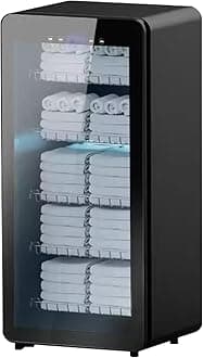 Hot Towel Warmer, Towel Heater, Disinfection Cabinet, Multiple Sizes, for Bathroom, for SPA, Barbershop, Hotel(Small)