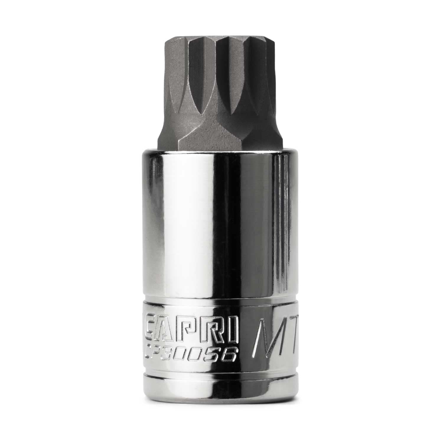 Capri Tools 30056 XZN 18mm Triple Square Bit Socket with Tamper Proof, 1/2-Inch Drive