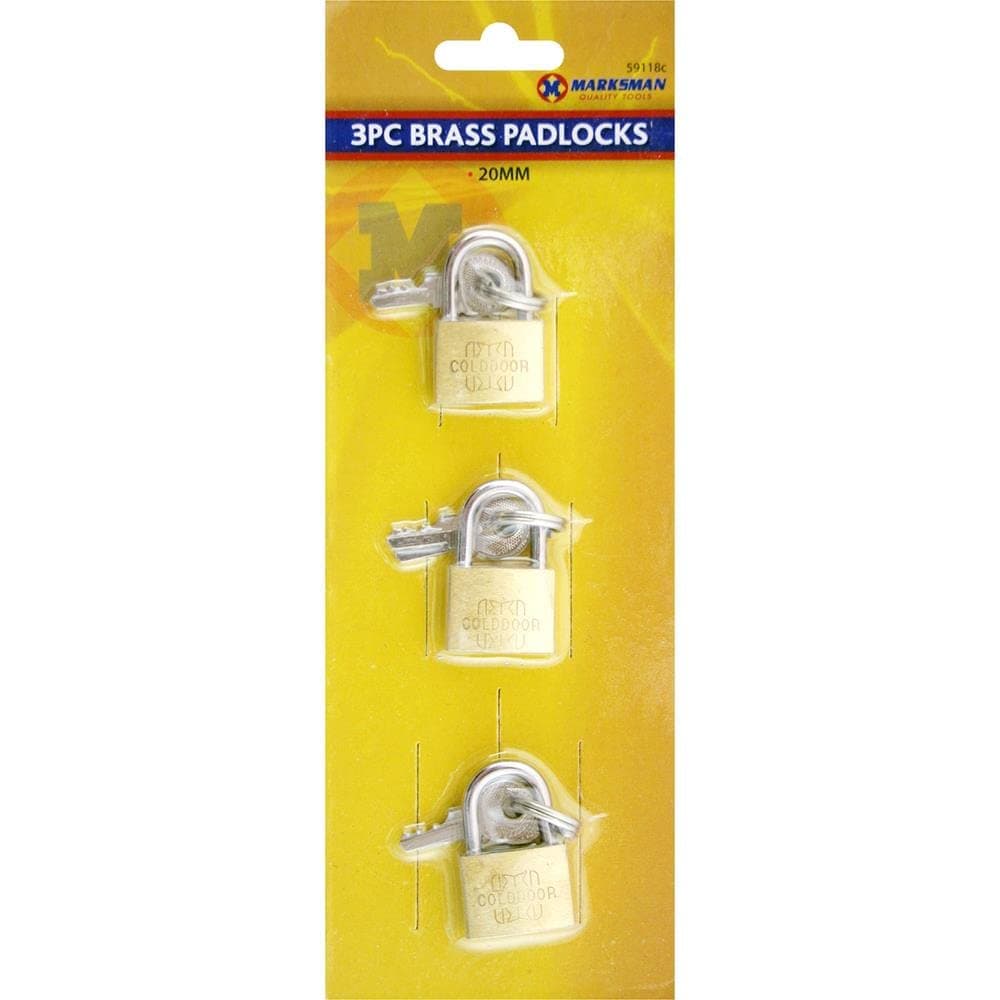 3 X mini 20mm padlocks for luggage suitcase tool box gym lockers shed garage gates bike locks bag lock safe security