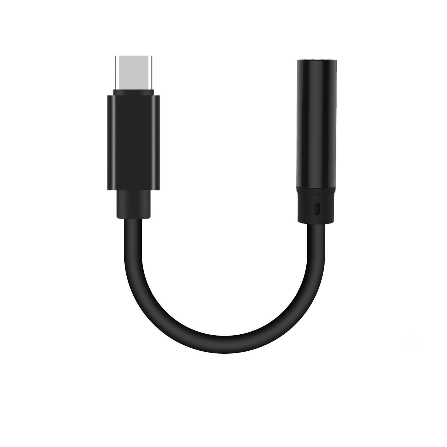 USB Type C to 3.5mm Headphone Adapter – TINICR USB-C to 3.5mm Audio Jack Dongle Aux Cable [ DAC Chip Built-in], USB A 3.0 to Type-C Converter for Google Pixel 4/3 XL, Moto Z/Z2, Essential and More