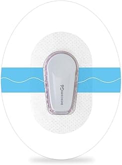37 Pack Dexcom G6 Adhesive Patches, Waterproof Patches for Dexcom G6,Premium Transparent Overpatch for G6 Sensor,10 Days Long Stay Stickers,Easy to Use by One Hand