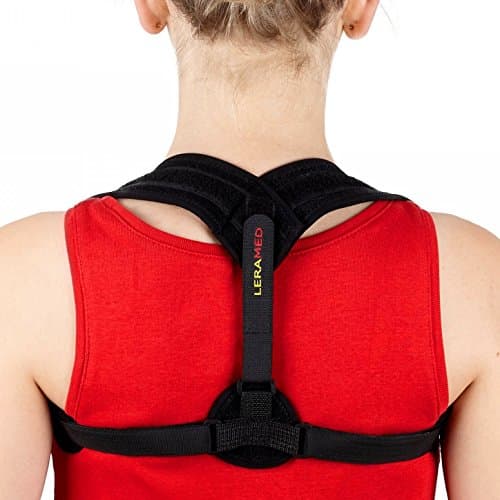 Back Posture Corrector for Women & Men - Effective and Comfortable Posture Brace for Slouching & Hunching - Chest Support - Clavicle Support (Chest Size 25" - 45")