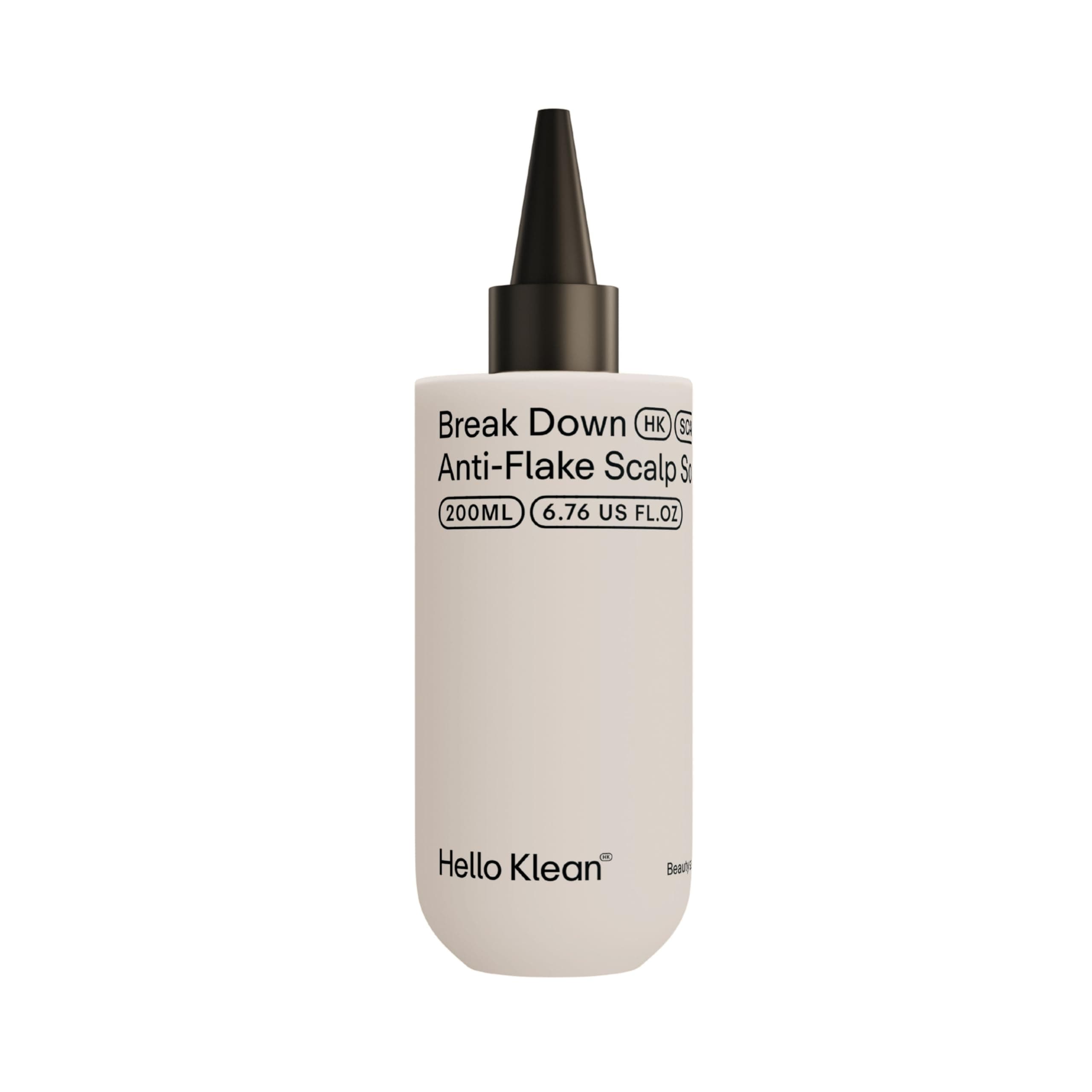 Hello Klean Break Down Anti-Flake Scalp Soak - Breaks Down Product & Hard Water Mineral Build Up - Cleanse, Detoxify & Hydrate Your Scalp - Prevent Overproduction of Oil with Apple Cider Vinegar