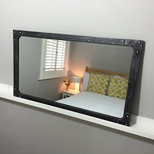 Steel Magnolias Medium Mirror - Pewter