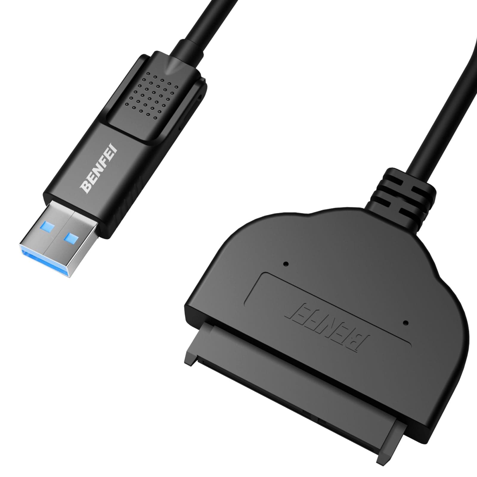 – BENFEI SATA to USB Cable, 2in1 USB-C/USB 3.0 to SATA III Hard Driver Adapter Compatible for 2.5 inch HDD and SSD