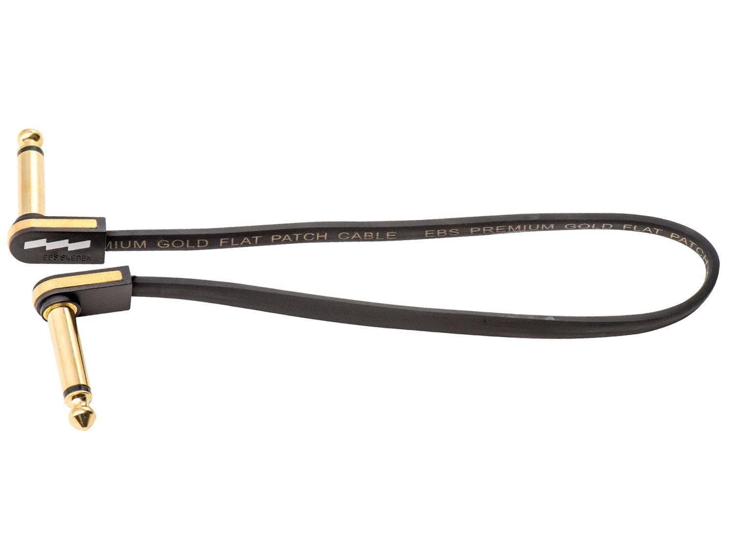 EBS PG Premium Gold Flat Patch Cable, 11"