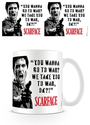 Scarface War Ceramic Mug, Multi-Colour, 11 oz/315 ml
