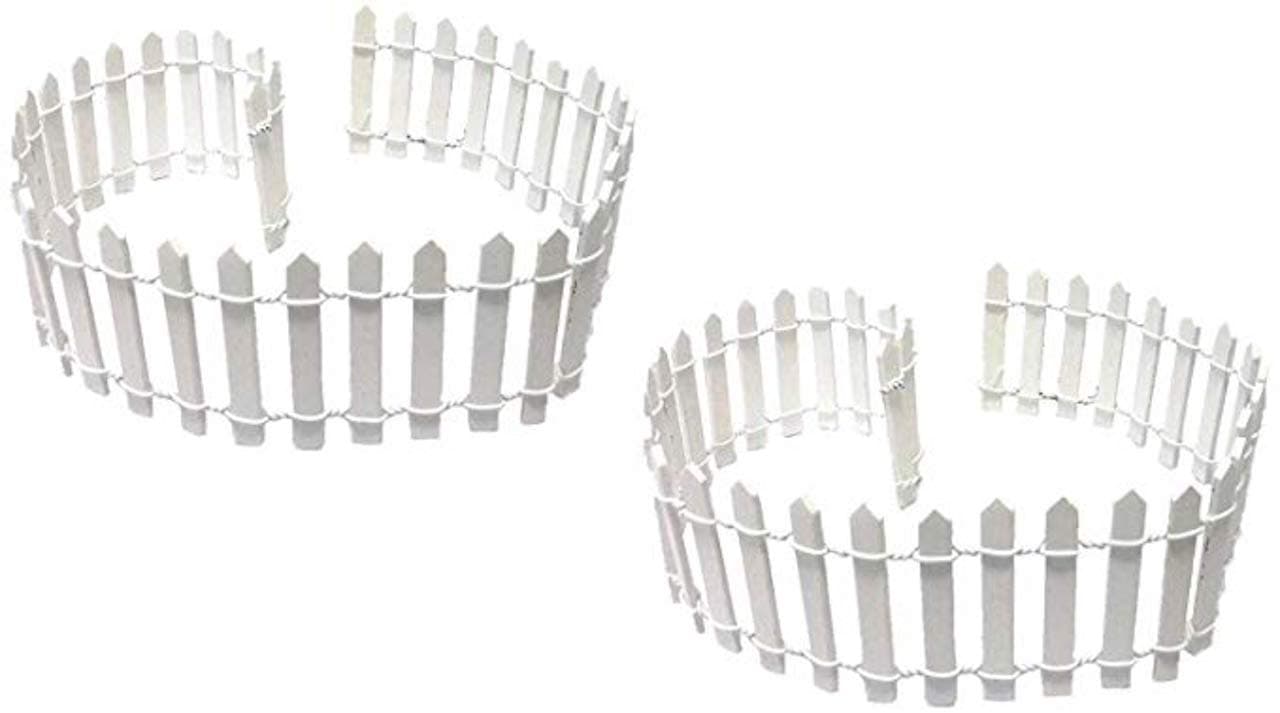 BCD Picket Fence White 18X1