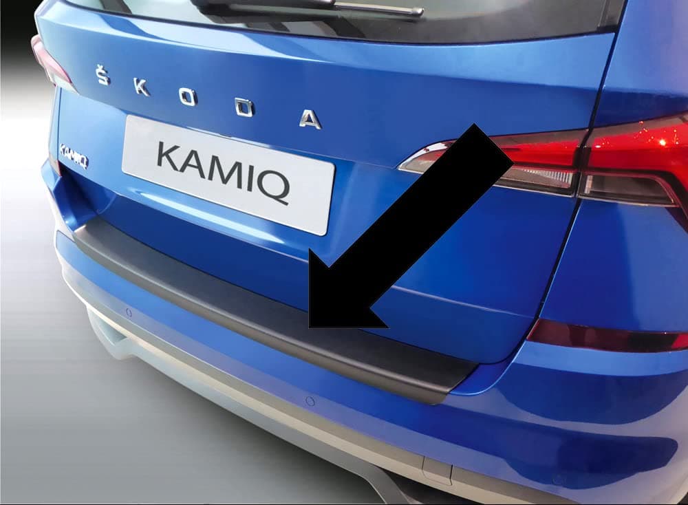 Richard Grant Mouldings Ltd. Original RGM Fit Boot Sill Protector ABS Black for Skoda Kamiq SUV from June 2019 - RBP374