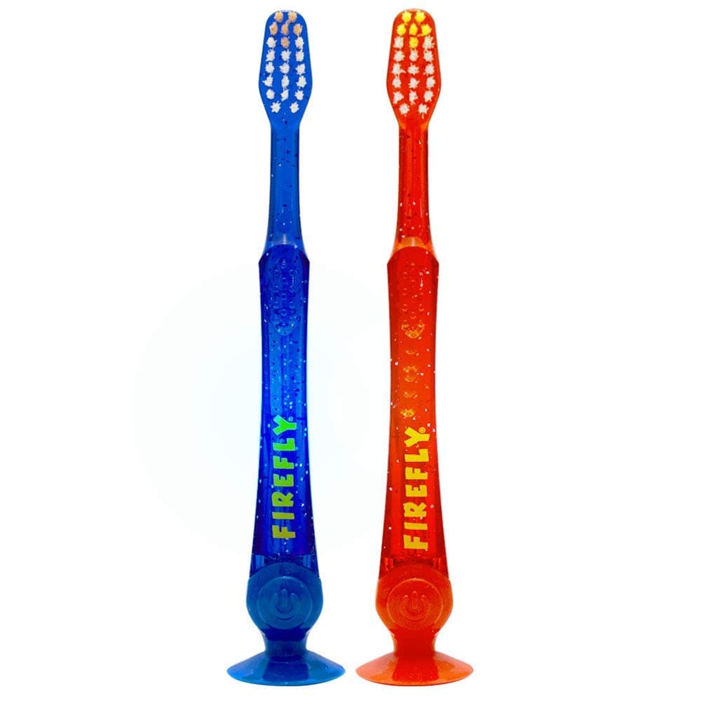 Light-up Timer Toothbrush with Suction Cup, 2 Count