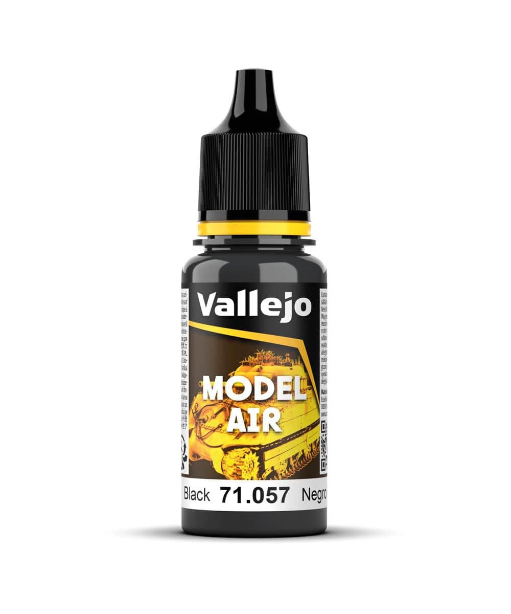 Vallejo Black Paint, 17ml