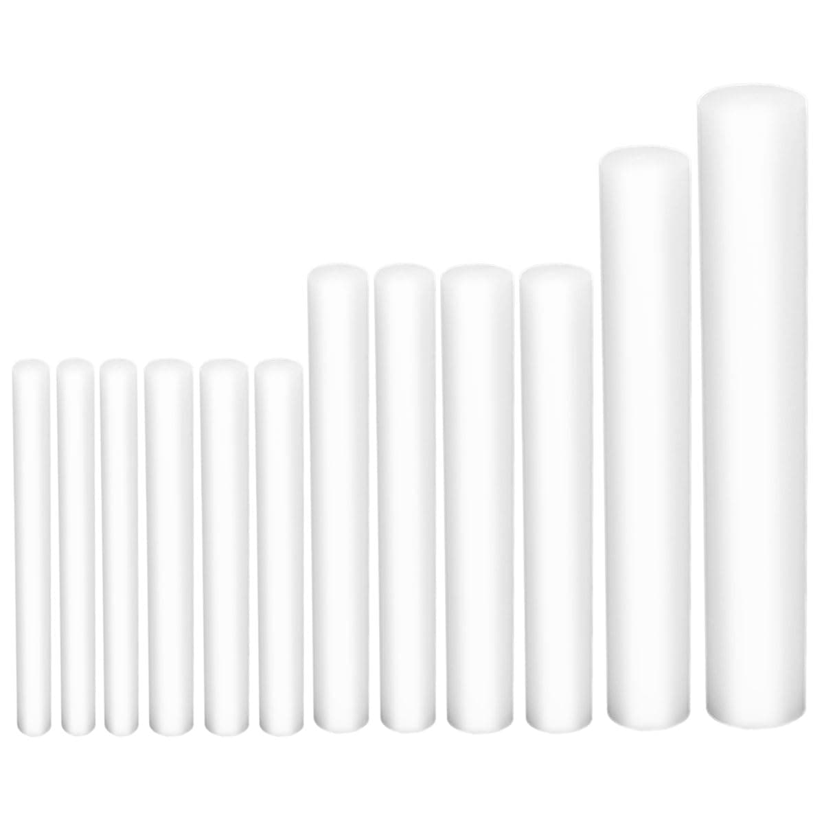 12 Pcs Nylon Drift Punch Set, Non-marring Non-sparking Nylon Rod, 15/64, 5/16, 25/64, 15/32, 19/32, 45/64 inches