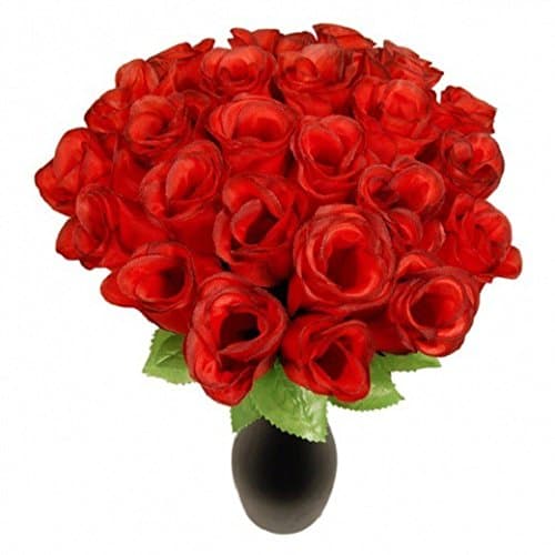 Schramm® 24 pack hedges roses red 26cm artificial roses artificial flowers silk flowers red rose