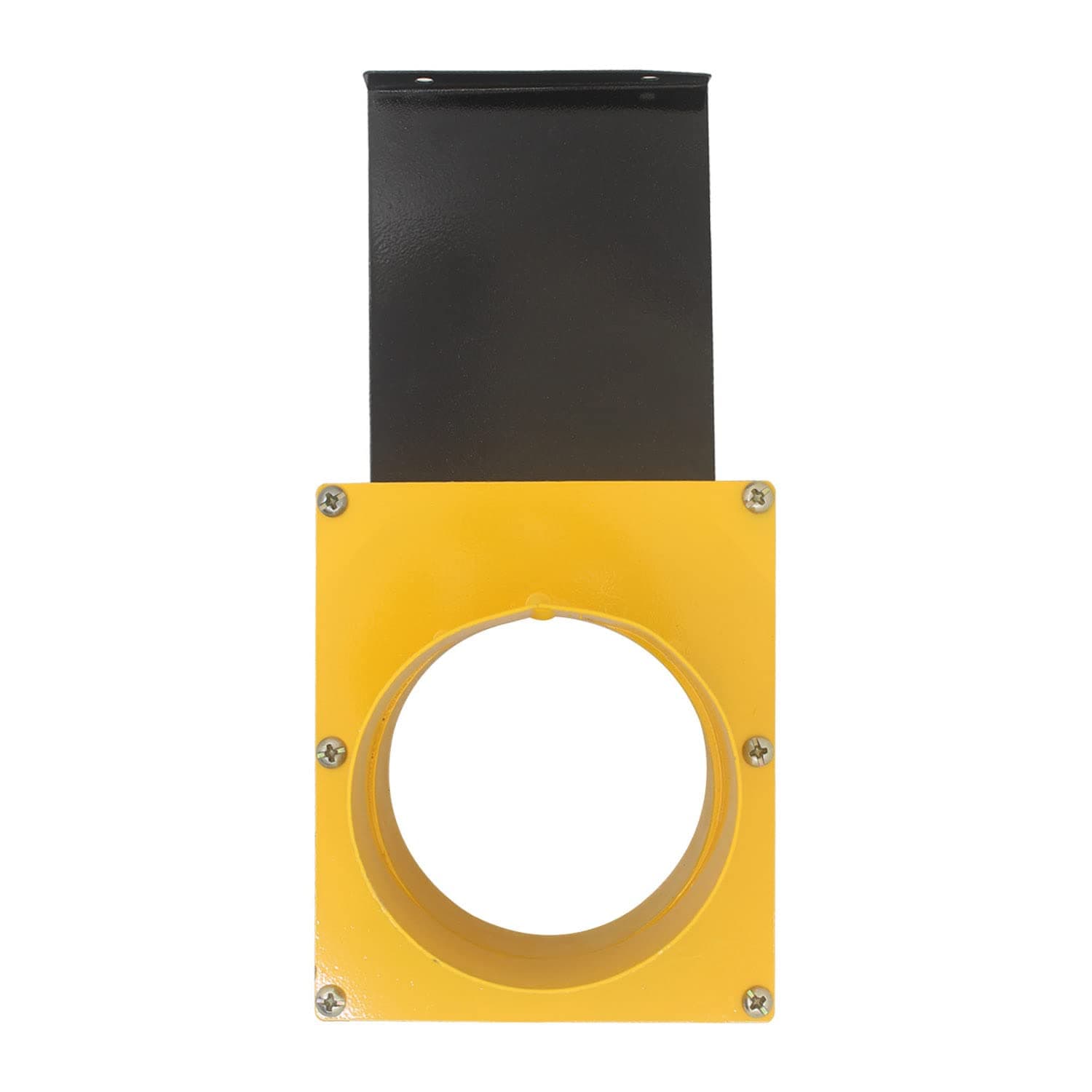 Blast gate for dust collection systems for woodworking dust collector gate valve extraction vacuum fitting