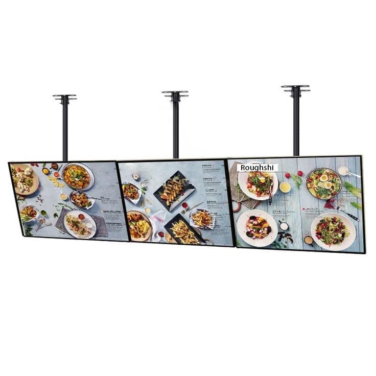 Slim Snap Frame LED Light Box, LED Backlit Menu Board Screen for Restaurant Cafe Shops Wall Mounted Billboard for Cafe Shop (80x50cm)