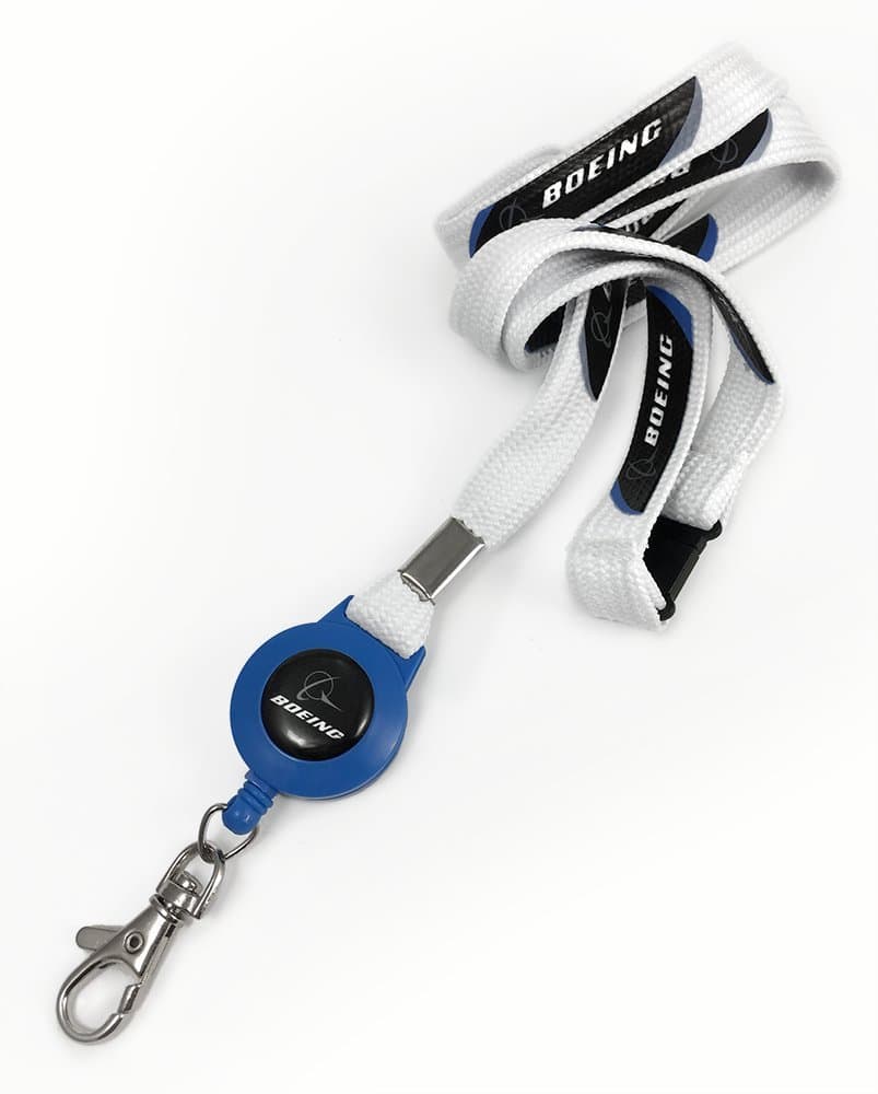 Boeing Logo Tubular Lanyard