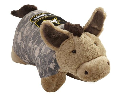 US Army Camo Folding Plush Pillow, 18-Inch
