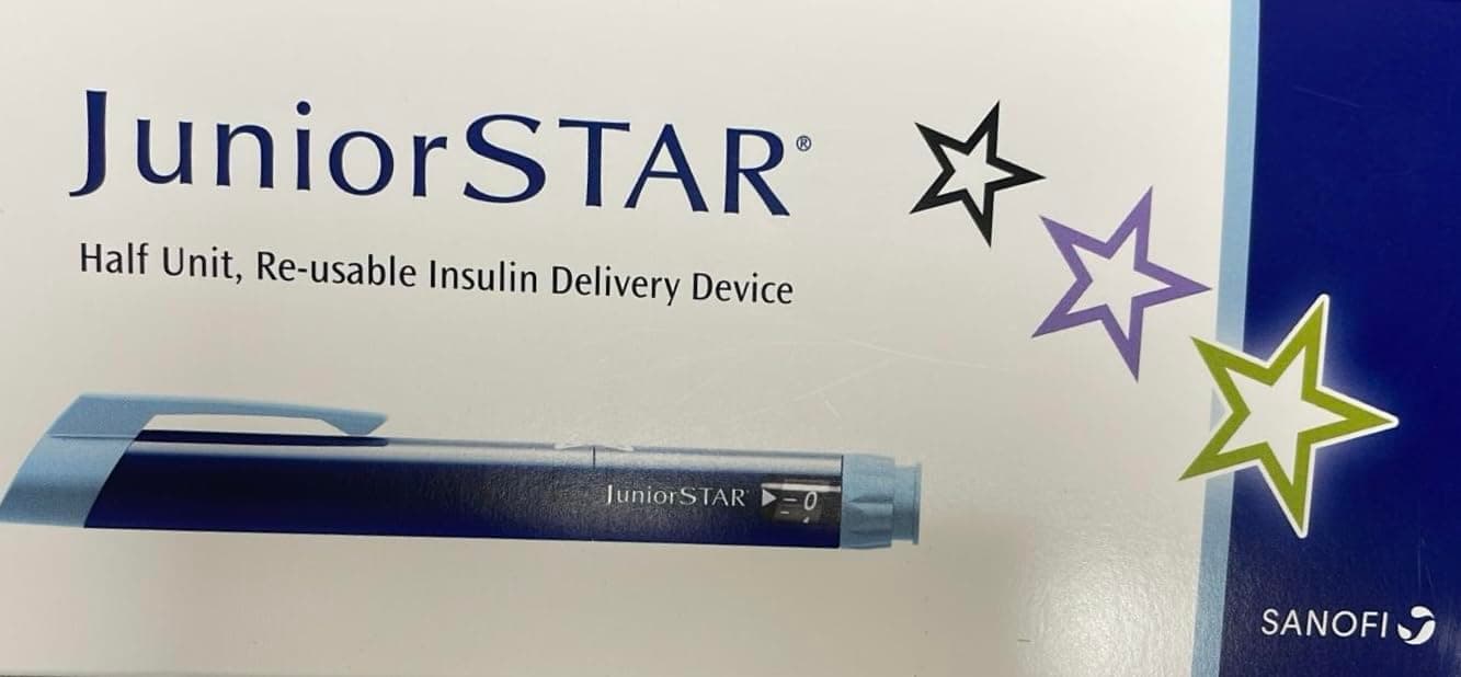JuniorSTAR Re-usable Insulin Delivery Device Blue