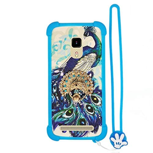 Case for nuu Mobile A1 4.0 Nuu Mobile A1+ 4.0 Case Silicone Border + PC Hard backplane Stand Cover XKQ