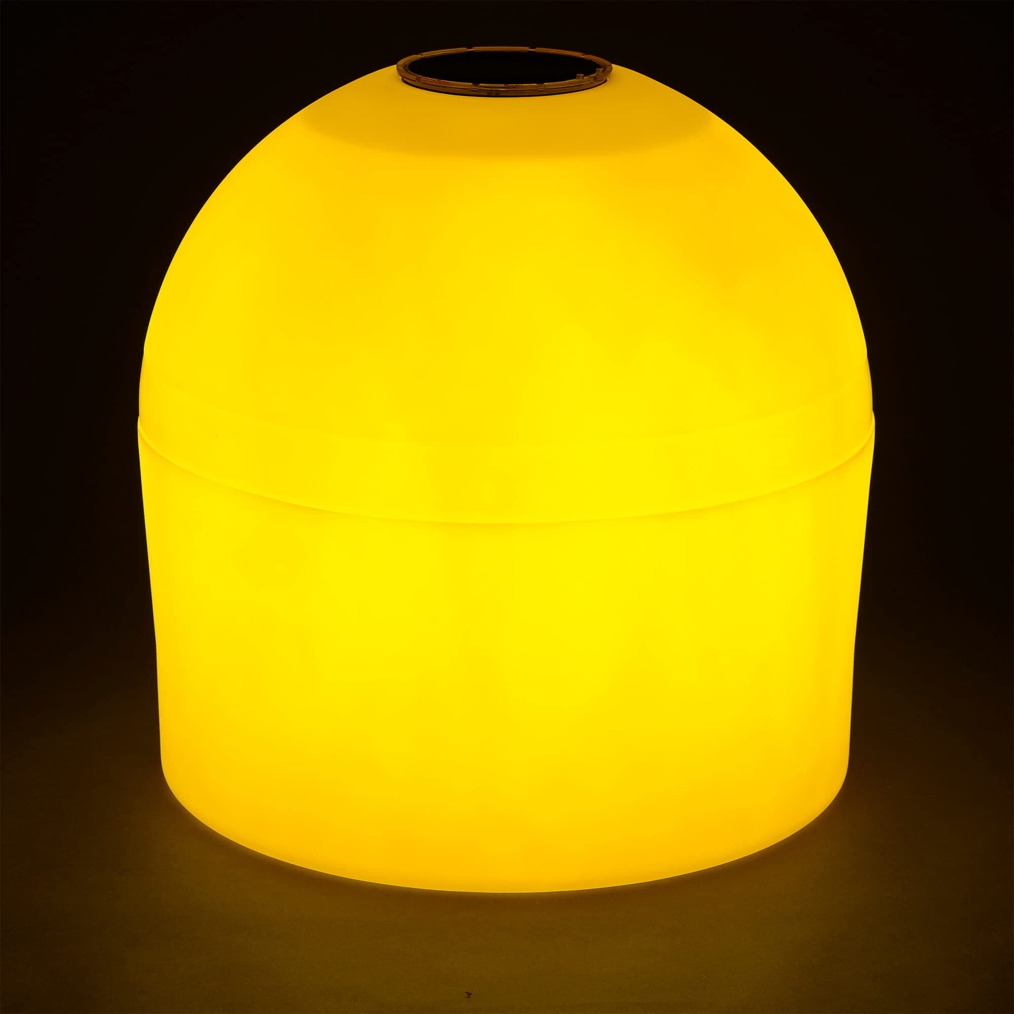 Dunn-Rite Solar Powered LED Nighttime Illuminating Full-Size Marker Buoy (Yellow)