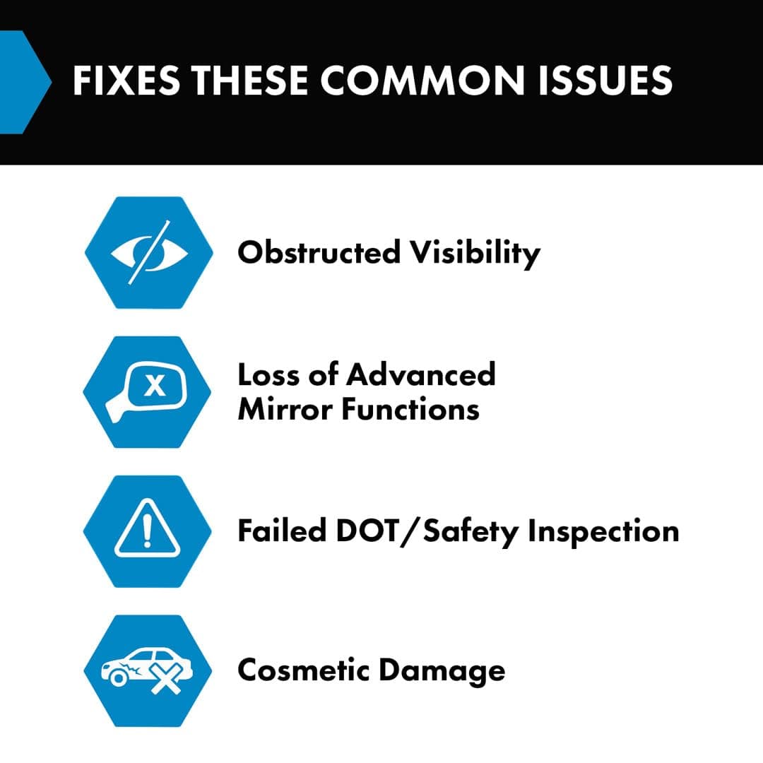 TRQ Driver Side Mirror Assembly Manual Adjustment Non-Heated No Memory Textured Compatible with 2005-2010 Dodge Dakota CH1320326