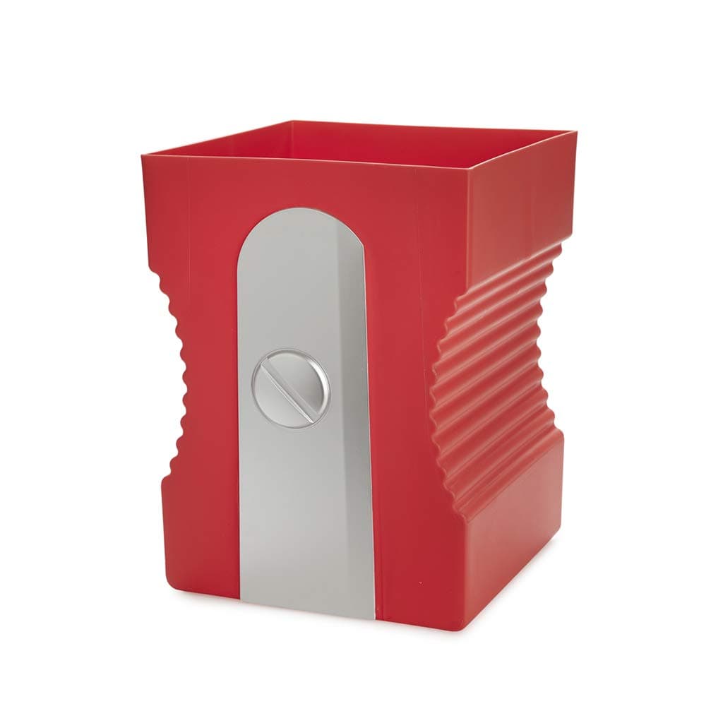 BalviWastebasket Sharpener Red colour Trash shaped pencil sharpener Plastic ABS/PP 29cm