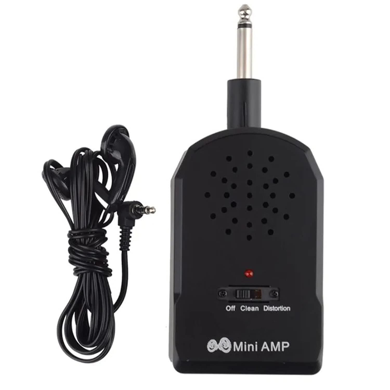 JA-01 2W Large Volume Guitar Amplifier Mini Portable Electric Guitar Bass Speakers with Distortion Timbre, Support MP3 / Earphone great sound output