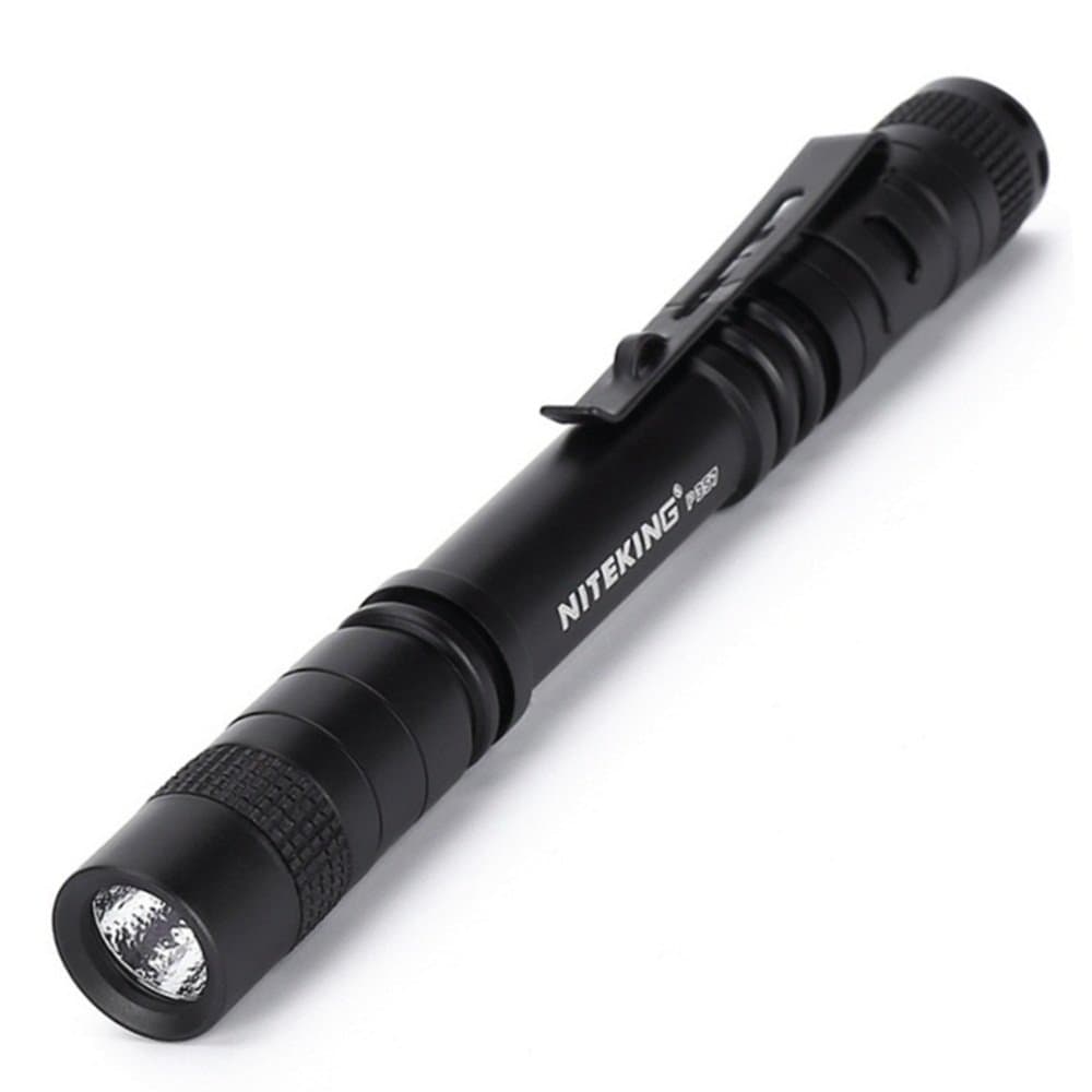 NITEKING Flashlight LED Flashlights Penlight CREE XPE-R3 Mini Pocket Torch Penlight Powered AAA Battery Tactical Handheld Diagnostic Belt Clip Safe for Doctor Nurse Emergency