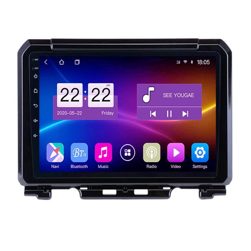 KBCOOL Android Car Stereo for SUZU-KI JIMNY 2019 2 Din Radio GPS Navigation IPS Touch Screen Multimedia Player Support 4G Carplay SWC Wifi Mirror Link DSP BT(Size:8 core 4G+wifi 2G+32G)