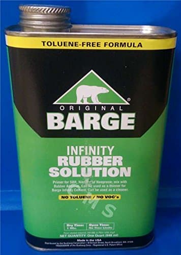 Barge Infinity Rubber Solution Primer for SBR Nitrile and Neoprene -Quart- Toluene Free
