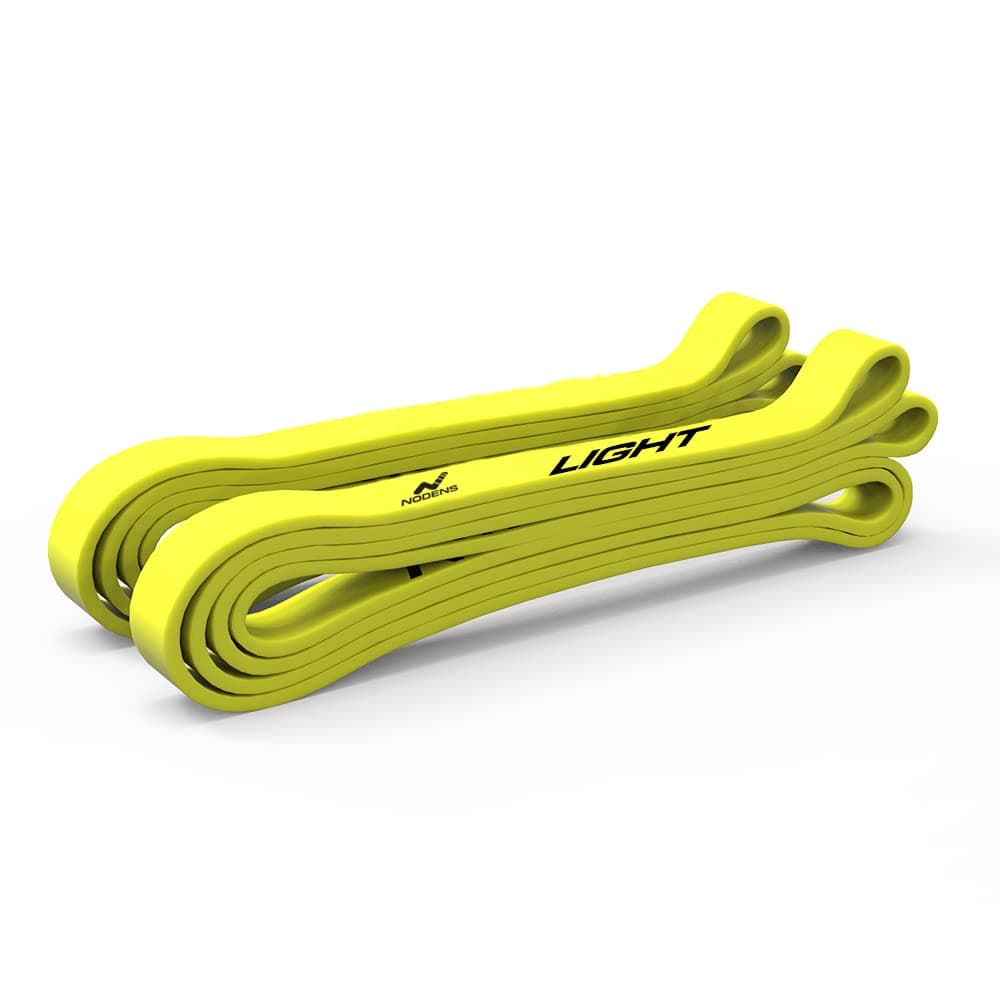 Nodens Heavy Resistance Band for Exercise & Stretching, Pull Up Bar Suitable in Home & Gym Workout for Men & Women (Light (Yellow))