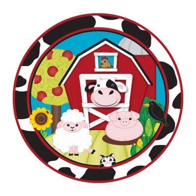 Baby Barnyard Edible Image Cake Topper